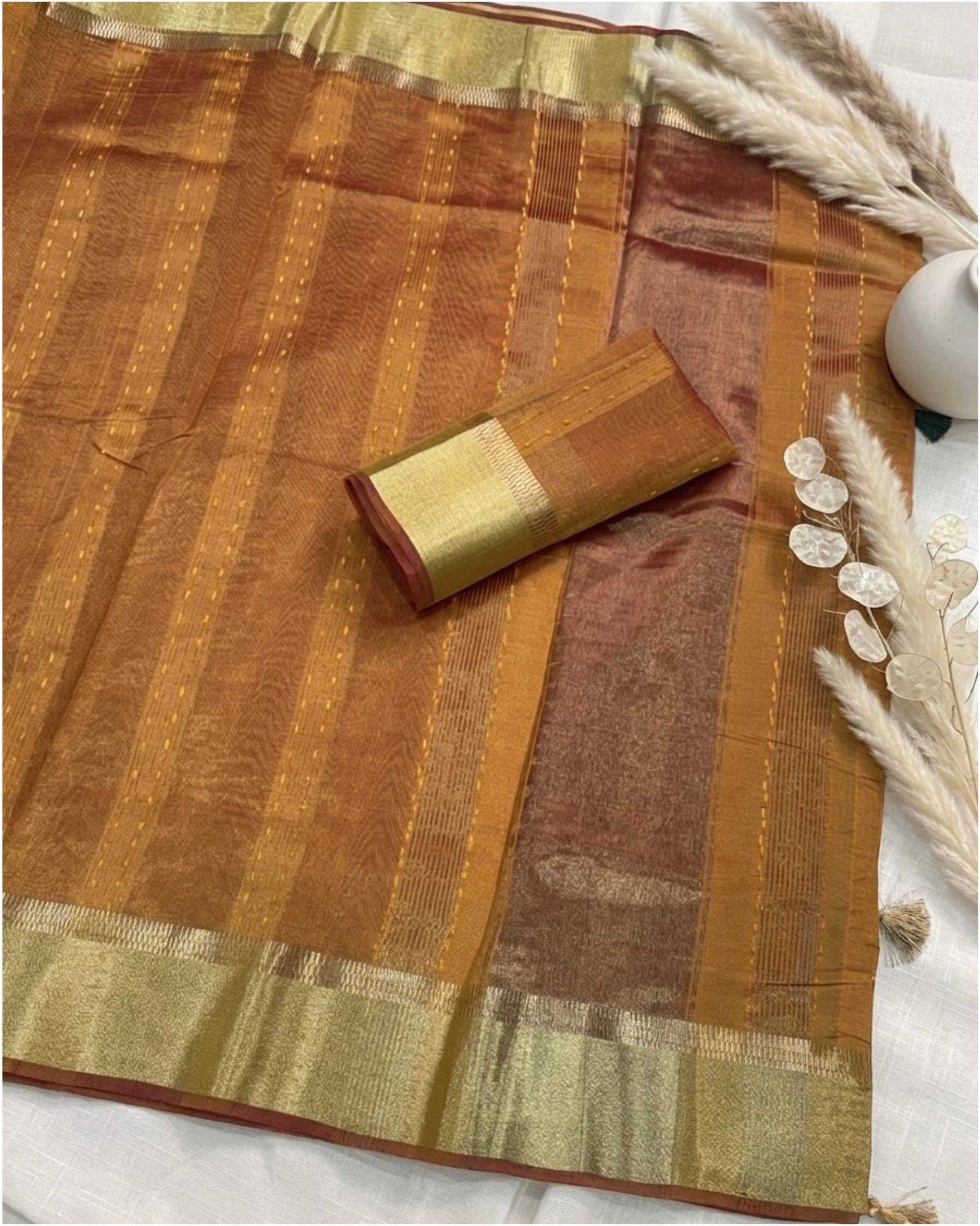 Cotton Jacquard Saree