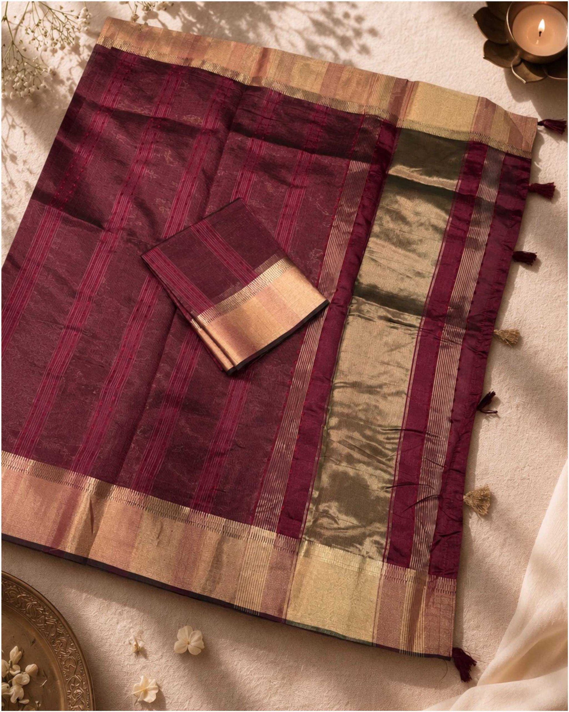 Cotton Jacquard Saree