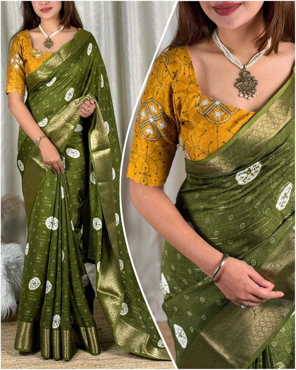 Printed Saree