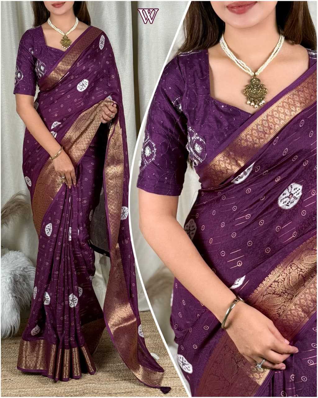 Printed Saree