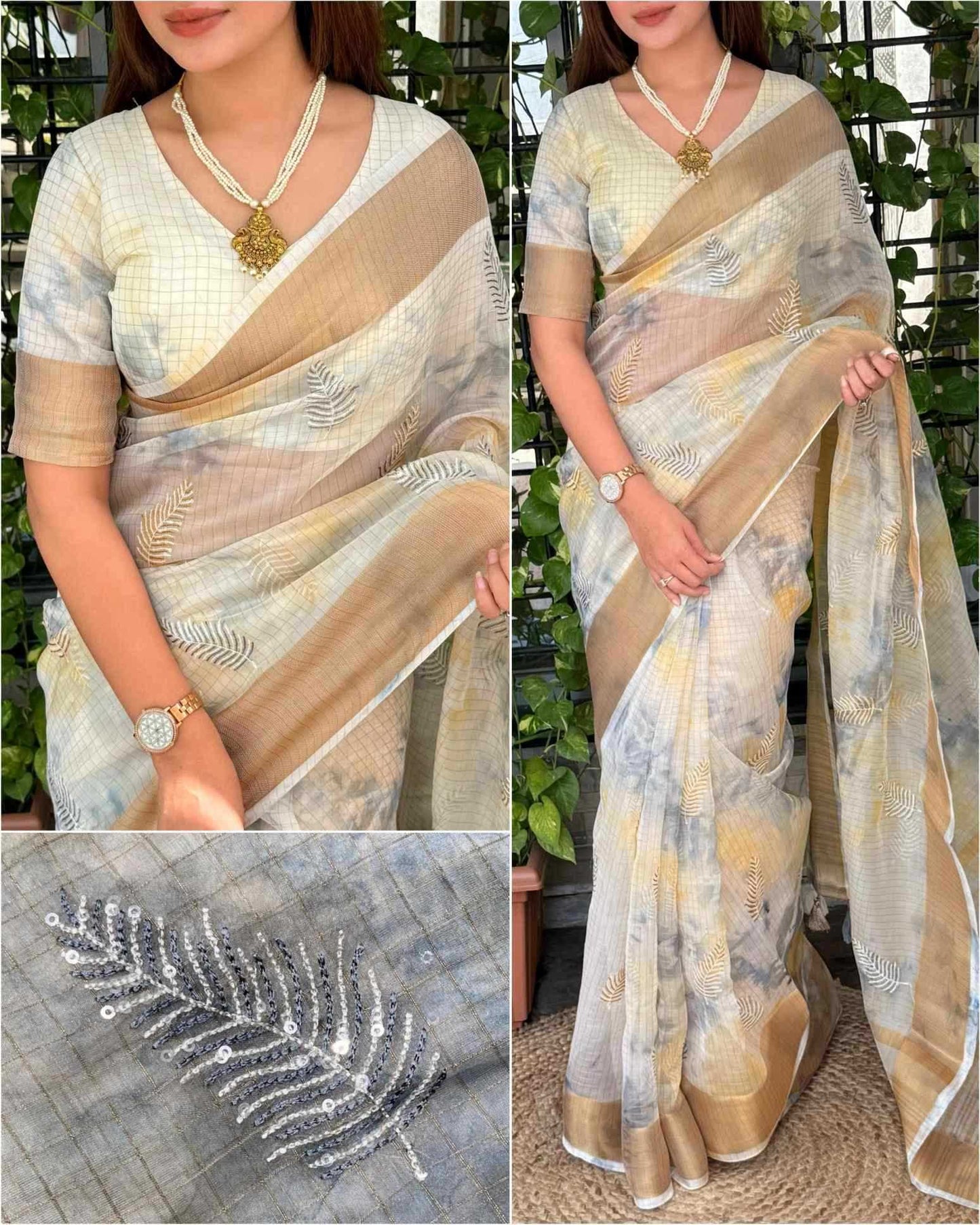 Organza Saree
