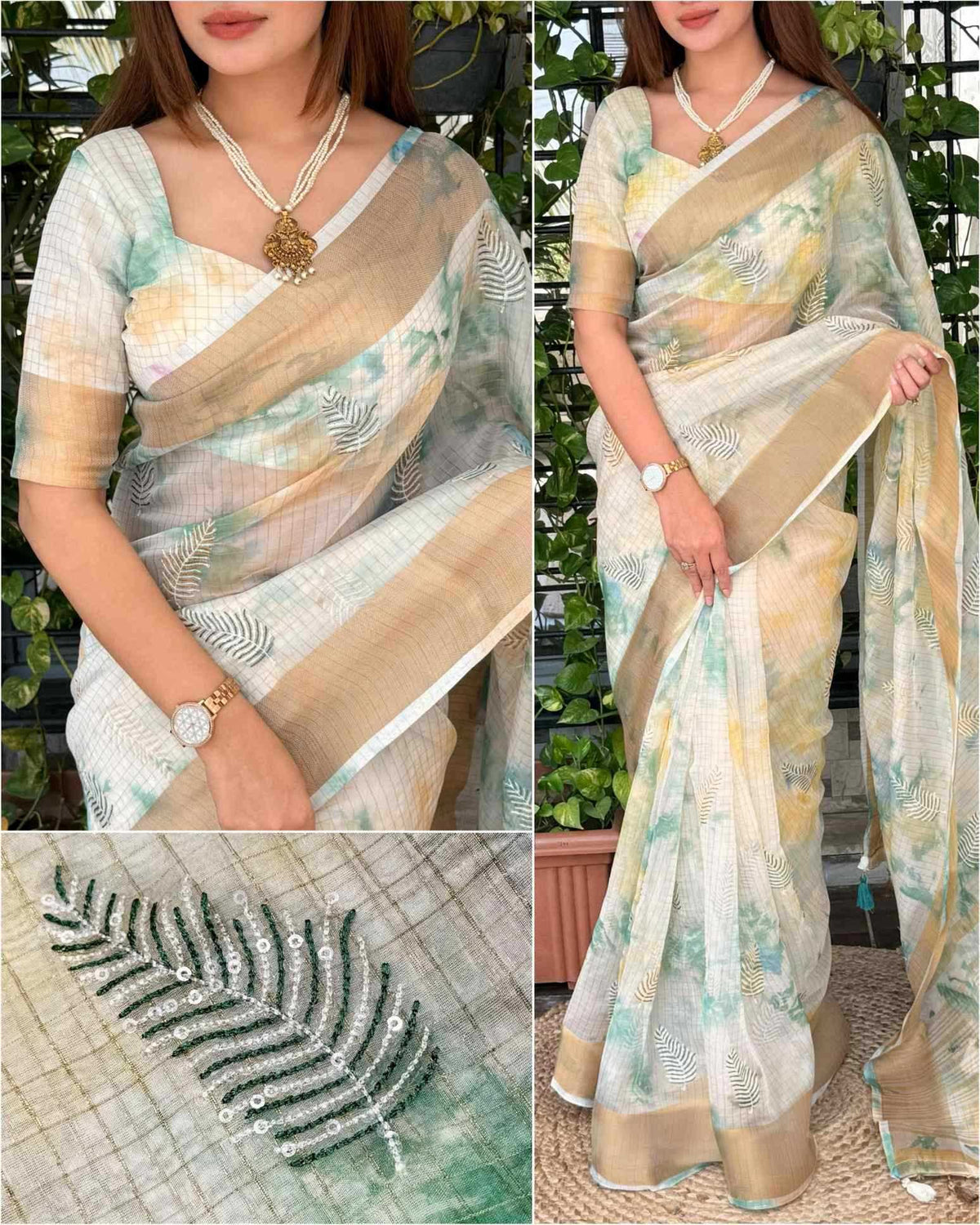 Organza Saree