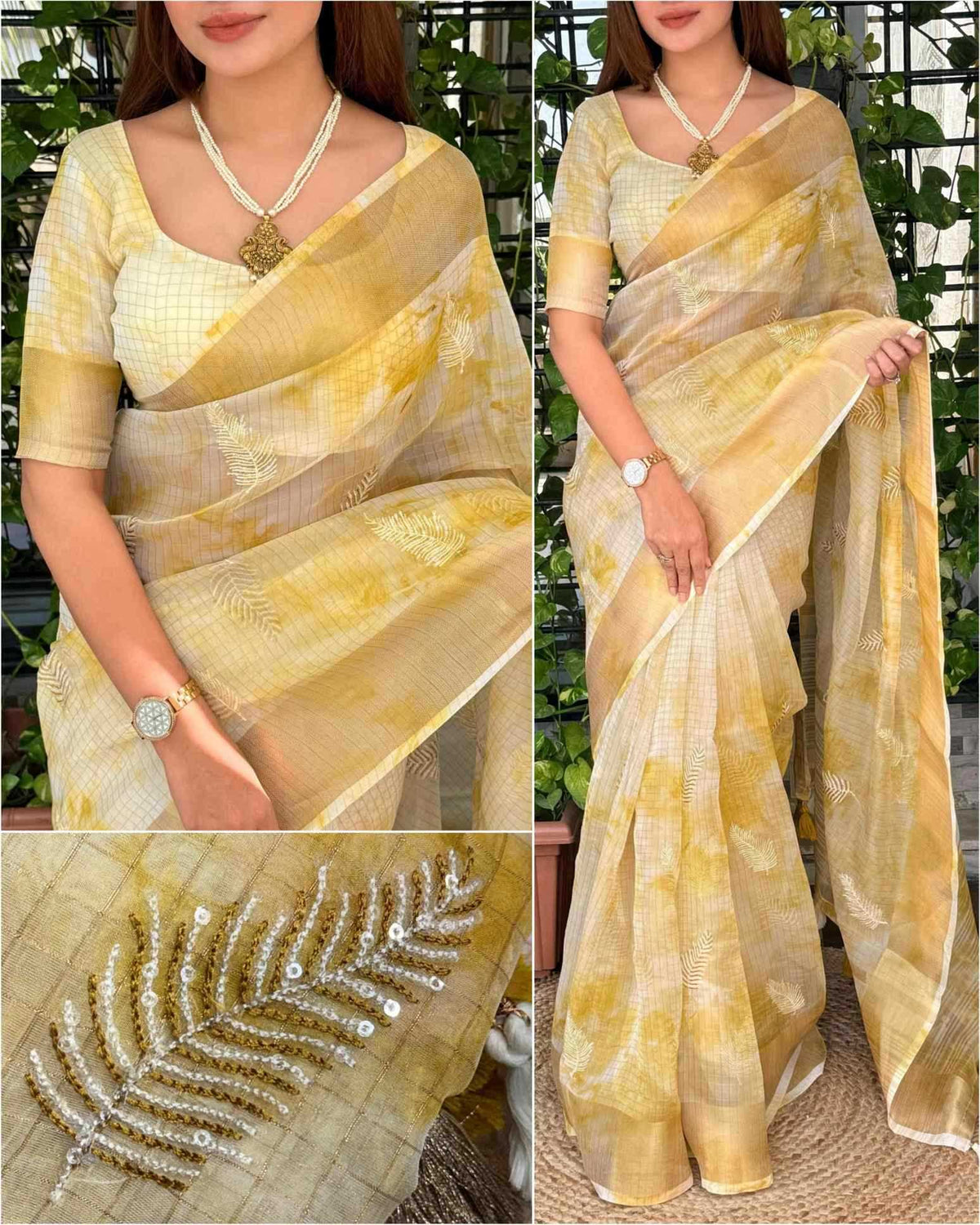 Organza Saree