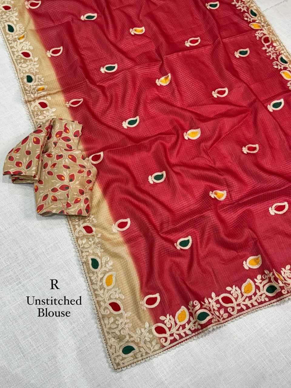 Koyal Kota Chex Printed Saree