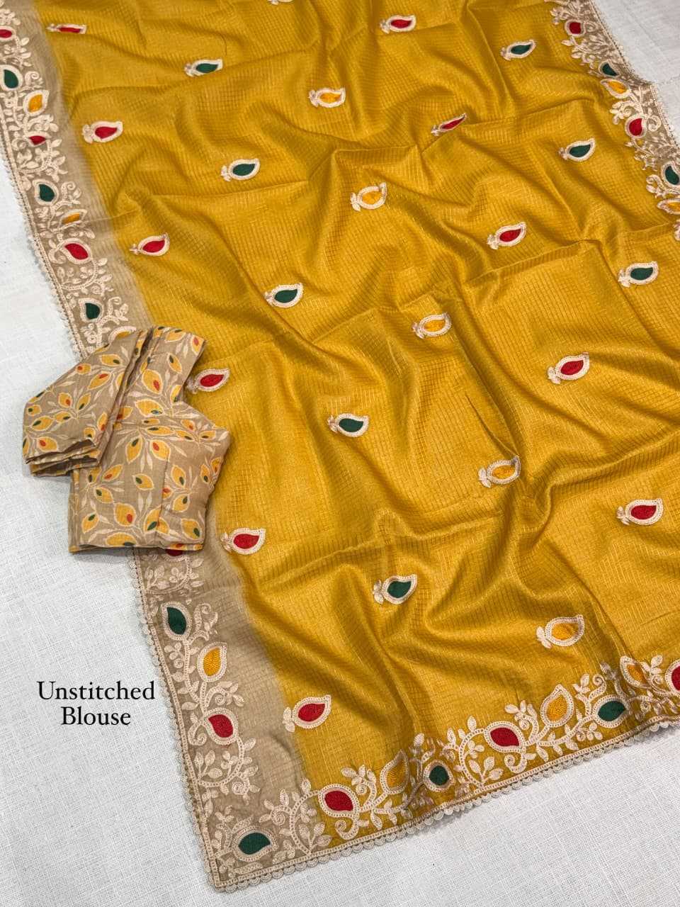 Koyal Kota Chex Printed Saree