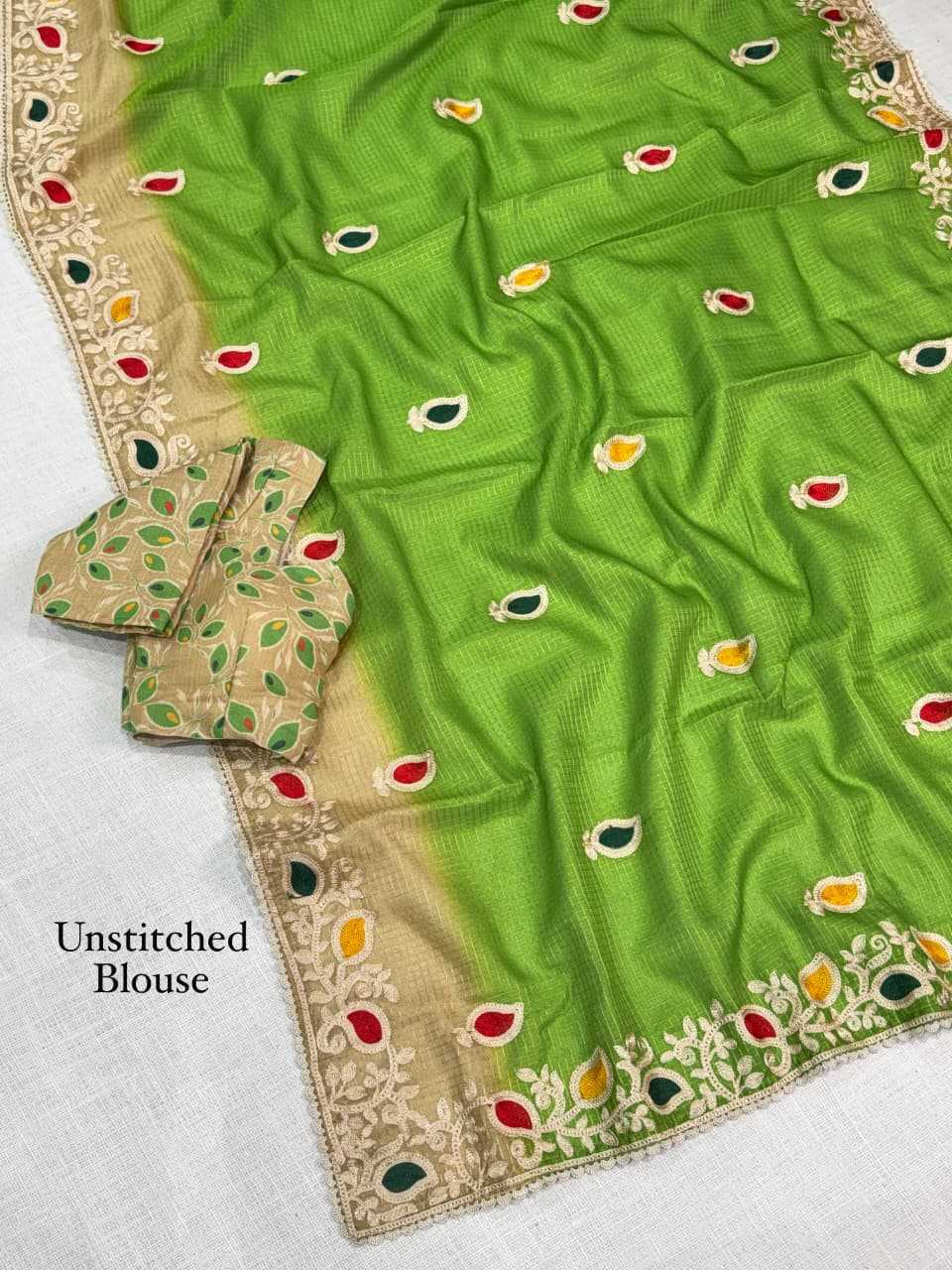 Koyal Kota Chex Printed Saree