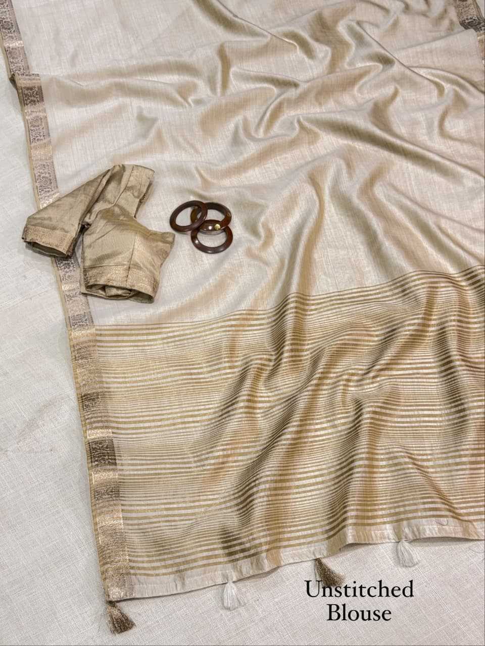 Kusum Cotton Zari Border Saree