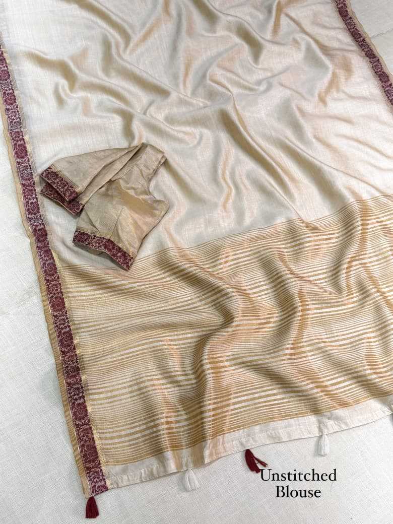Kusum Cotton Zari Border Saree