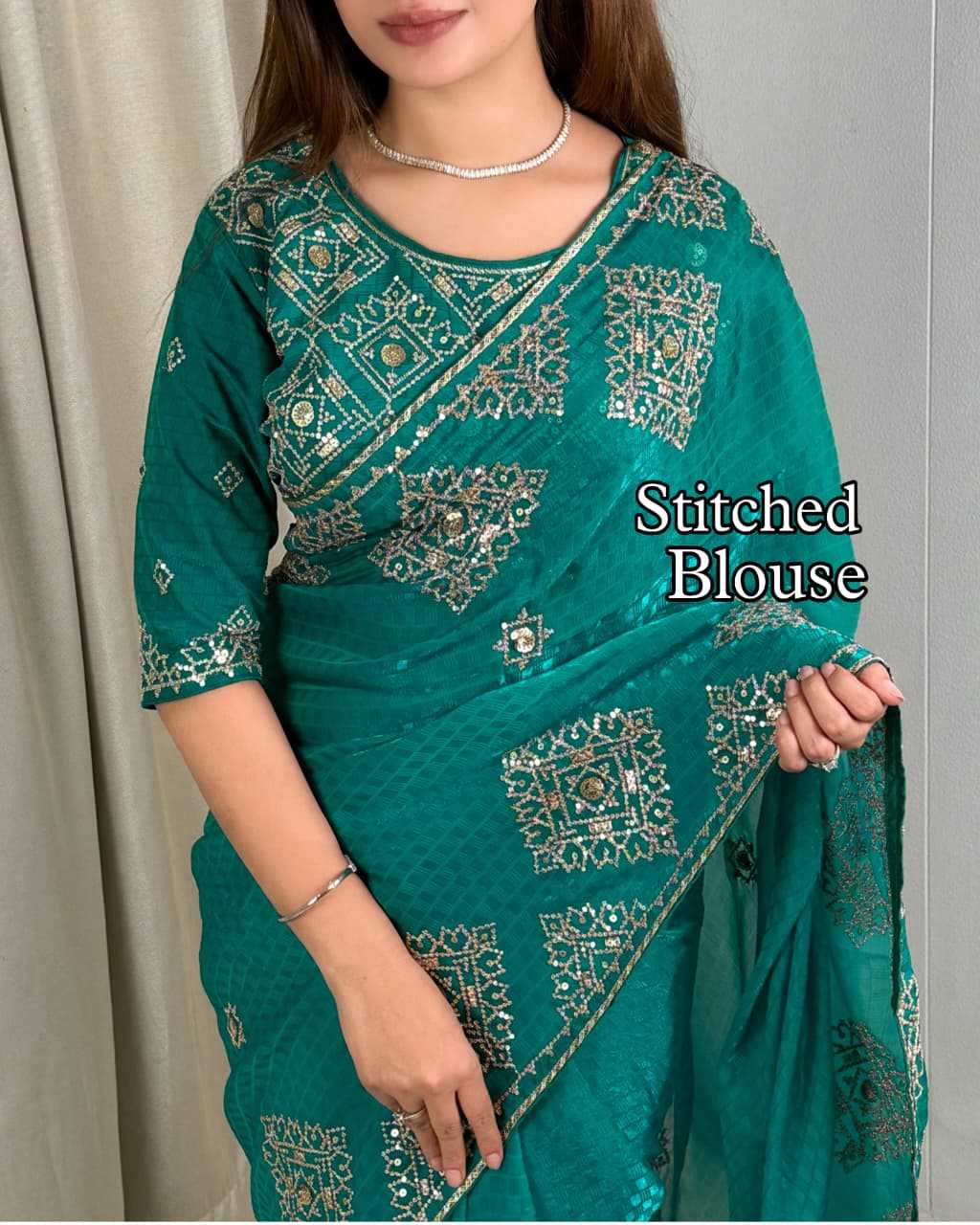 Embroidered Saree