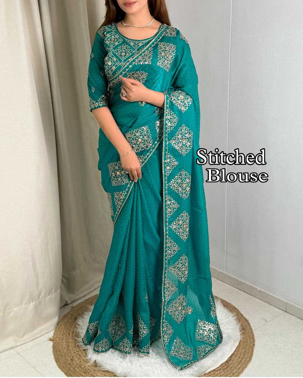 Embroidered Saree