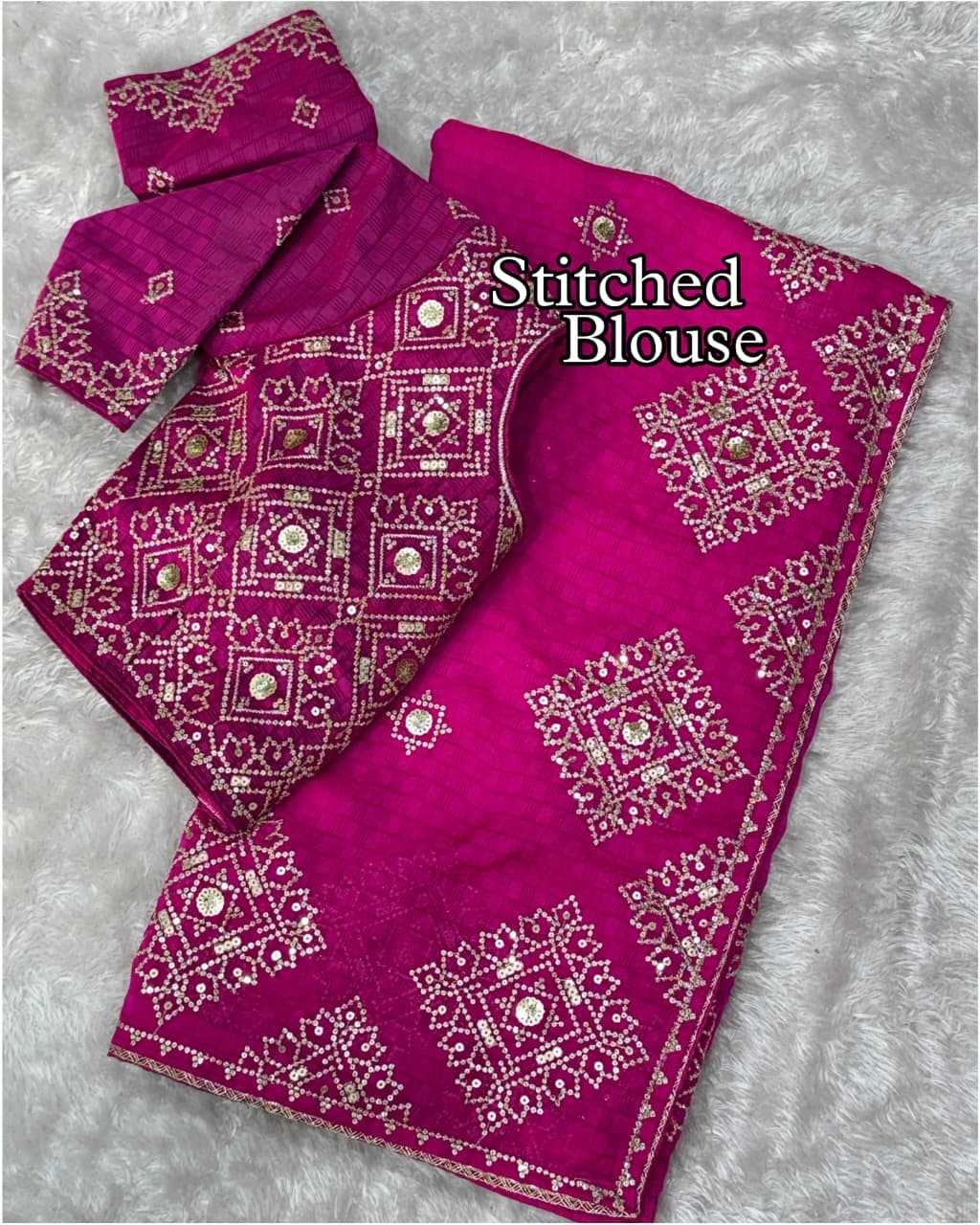 Embroidered Saree