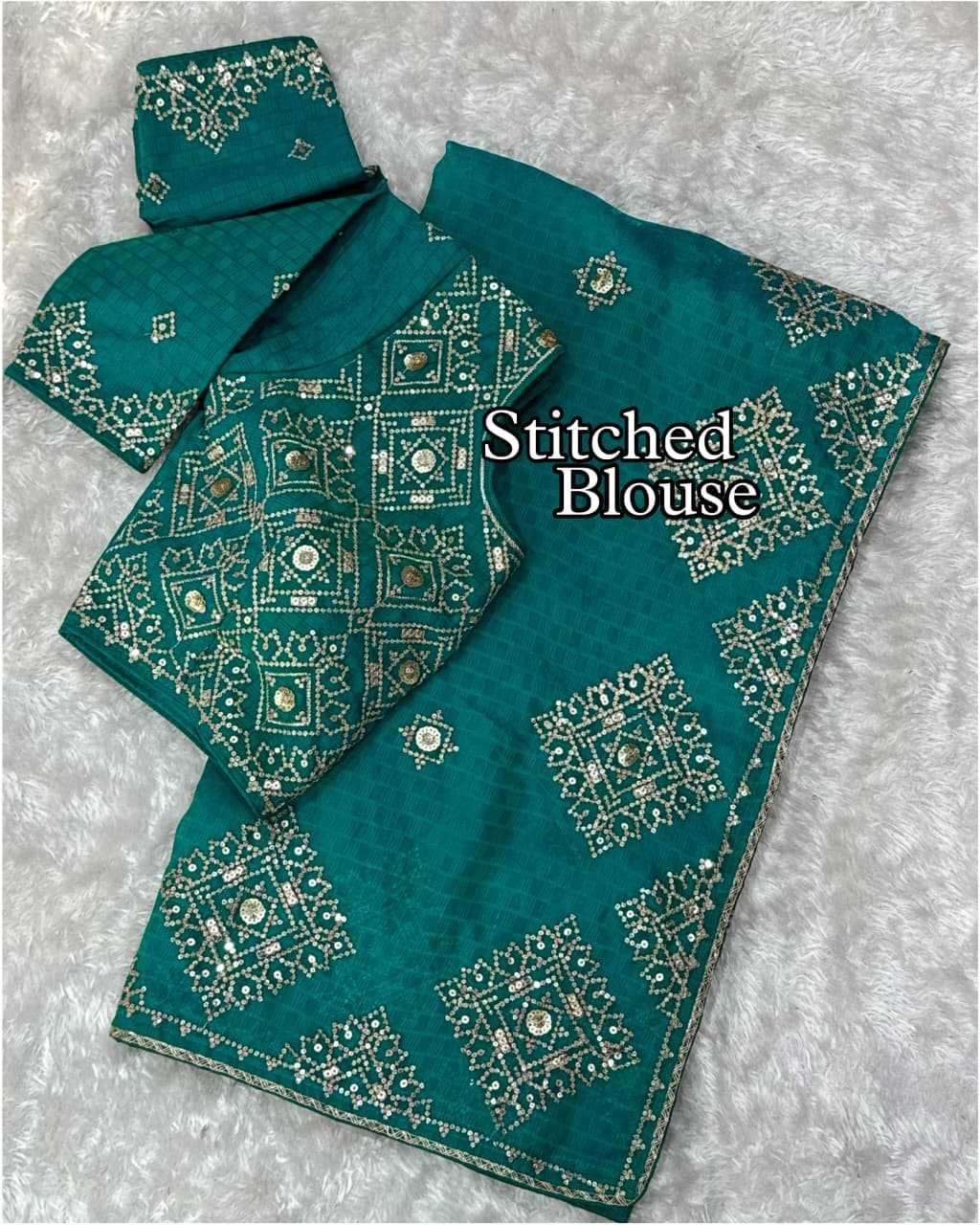 Embroidered Saree