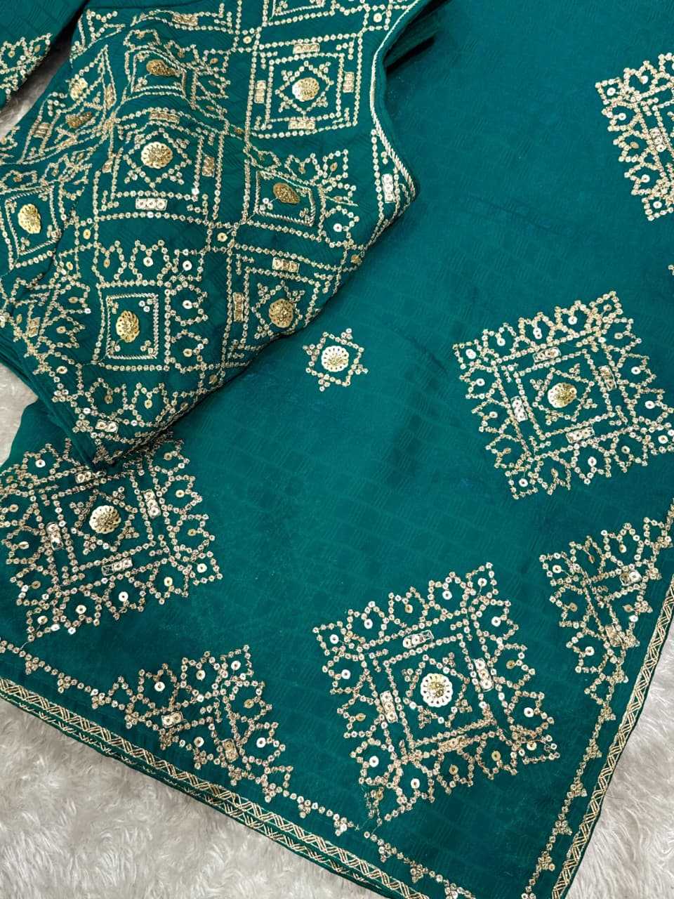 Embroidered Saree