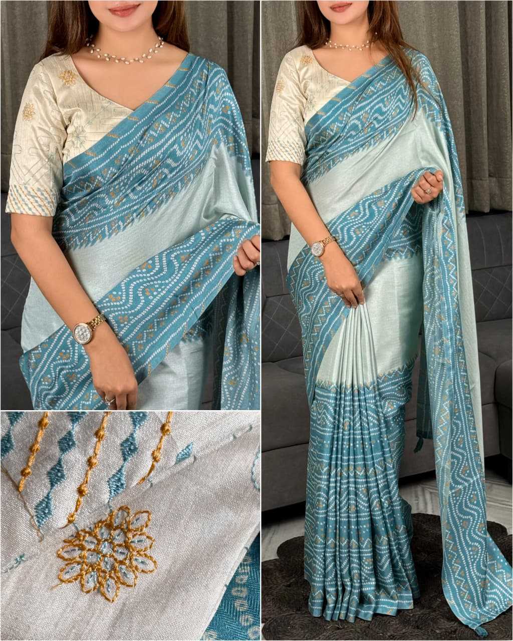 Printed Saree
