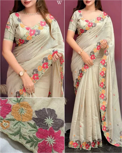 Mandakini Chiffon Designer Saree