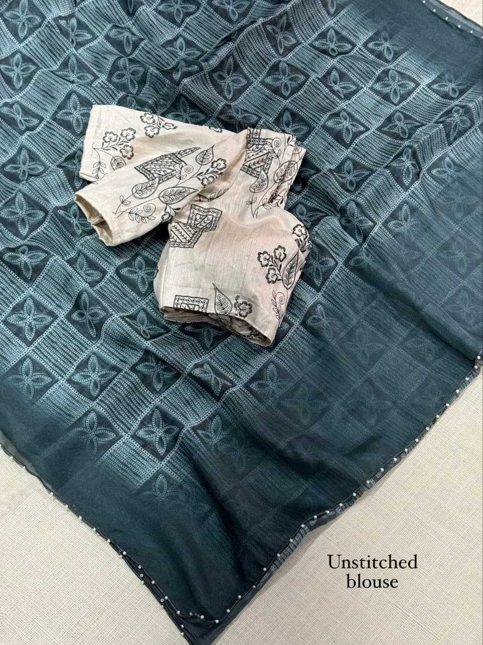 Mansi Organza Printed Saree