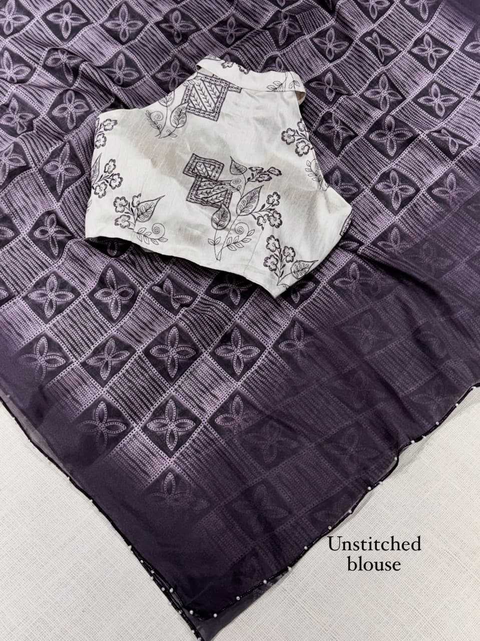 Mansi Organza Printed Saree