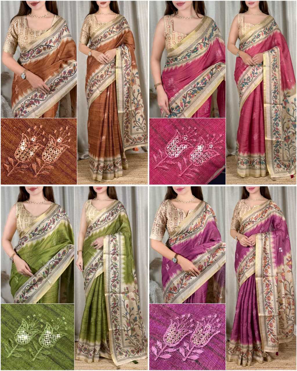 Masakali Cotton Printed Saree