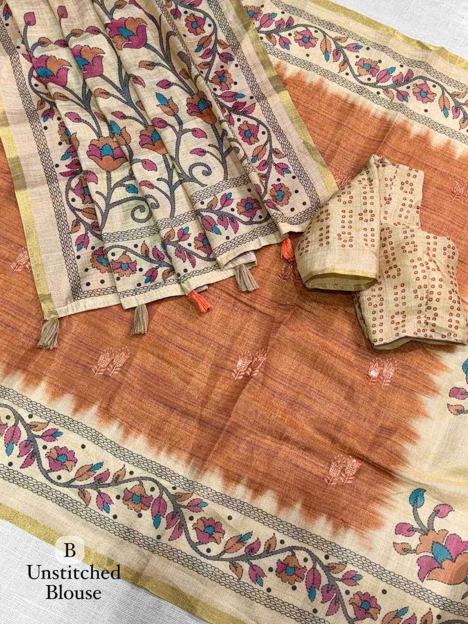 Masakali Cotton Printed Saree