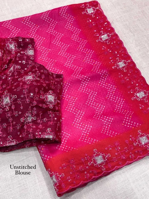 Nakhrali Organza Saree