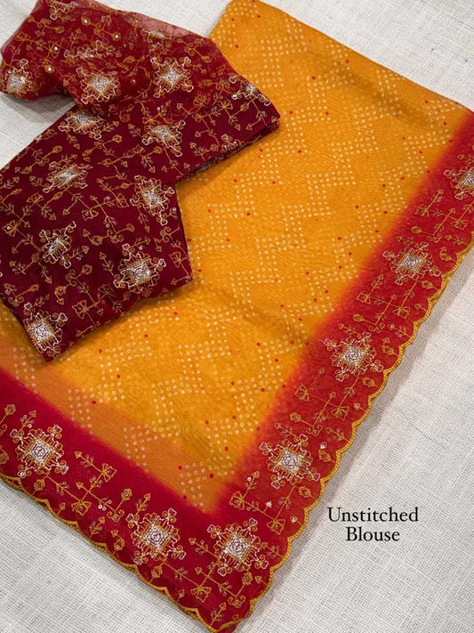 Nakhrali Organza Saree