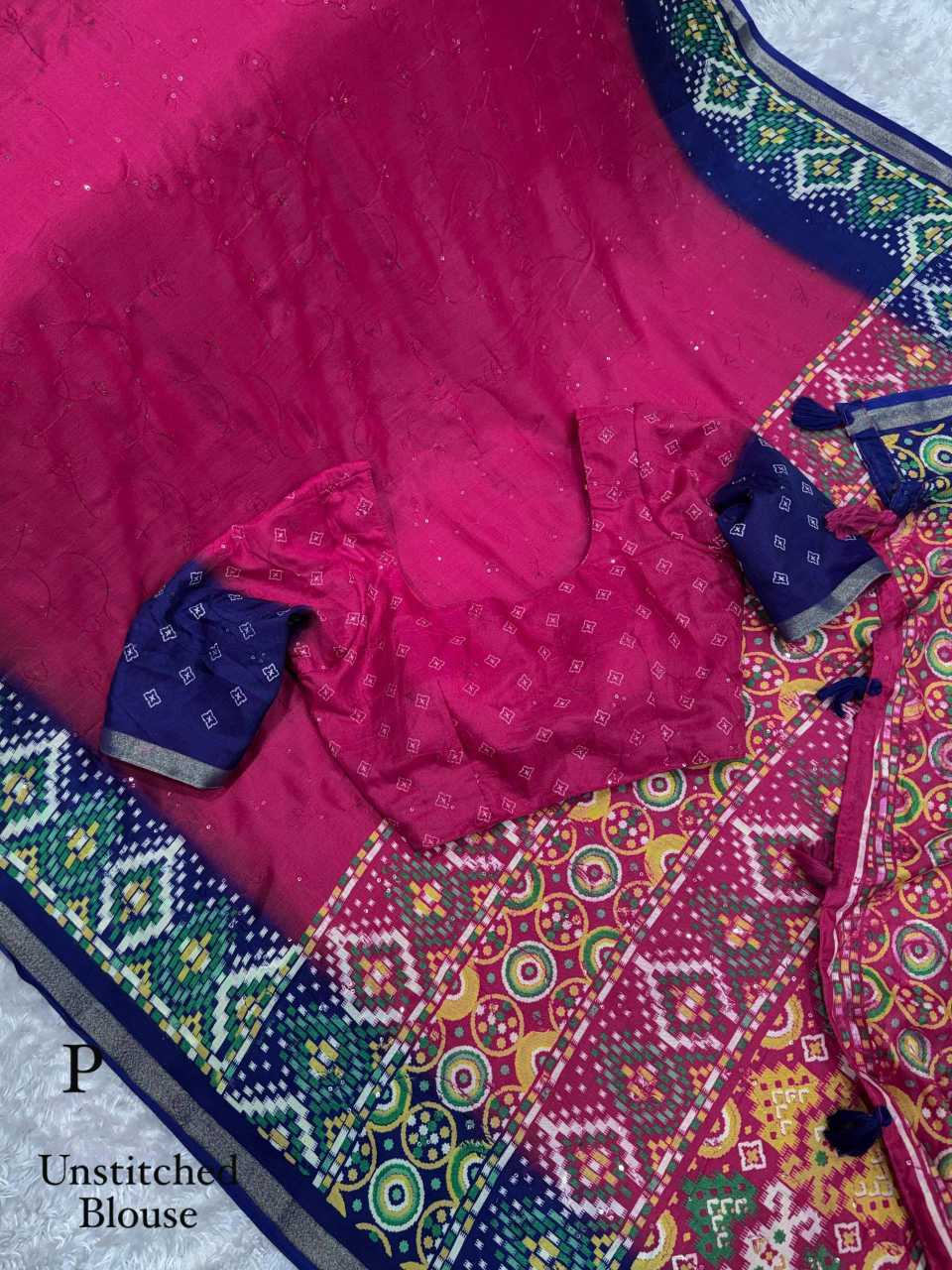 Cotton Sequence Saree