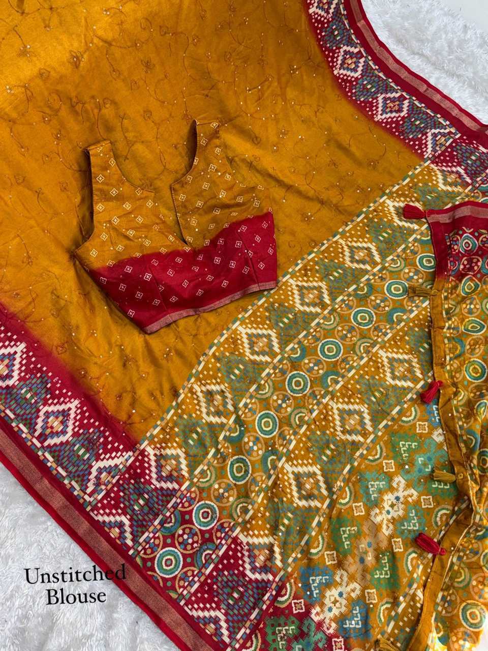 Cotton Sequence Saree