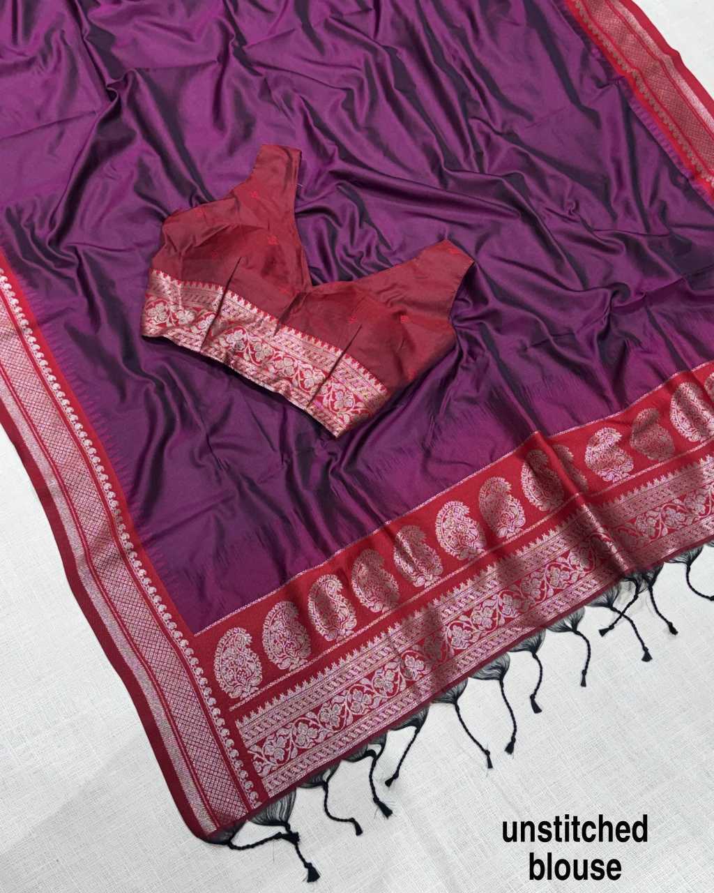 Viscose Jacquard Saree