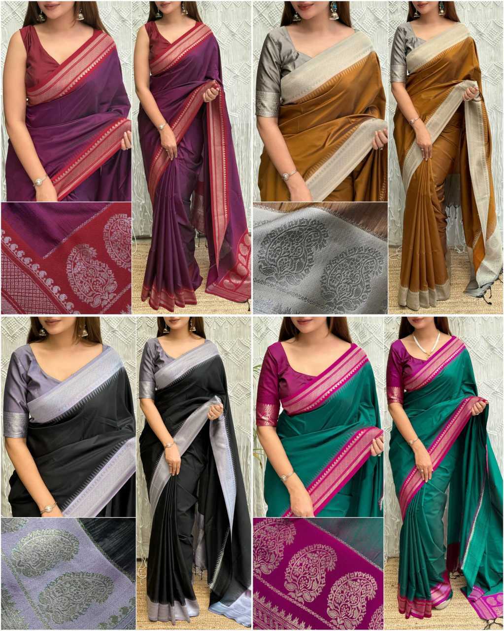 Viscose Jacquard Saree
