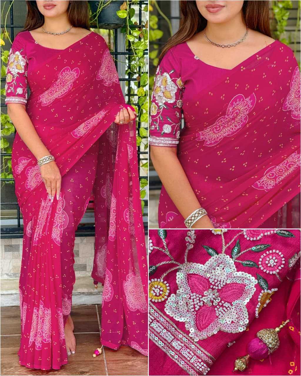 Printed Saree