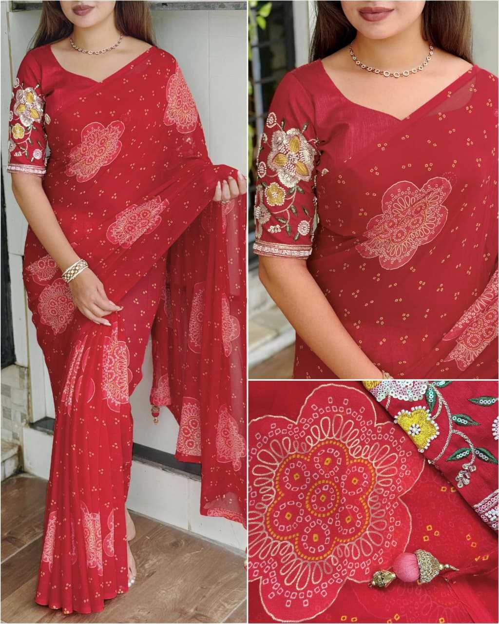 Printed Saree