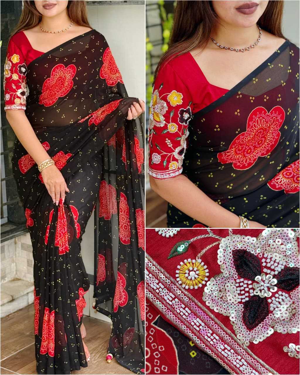 Printed Saree