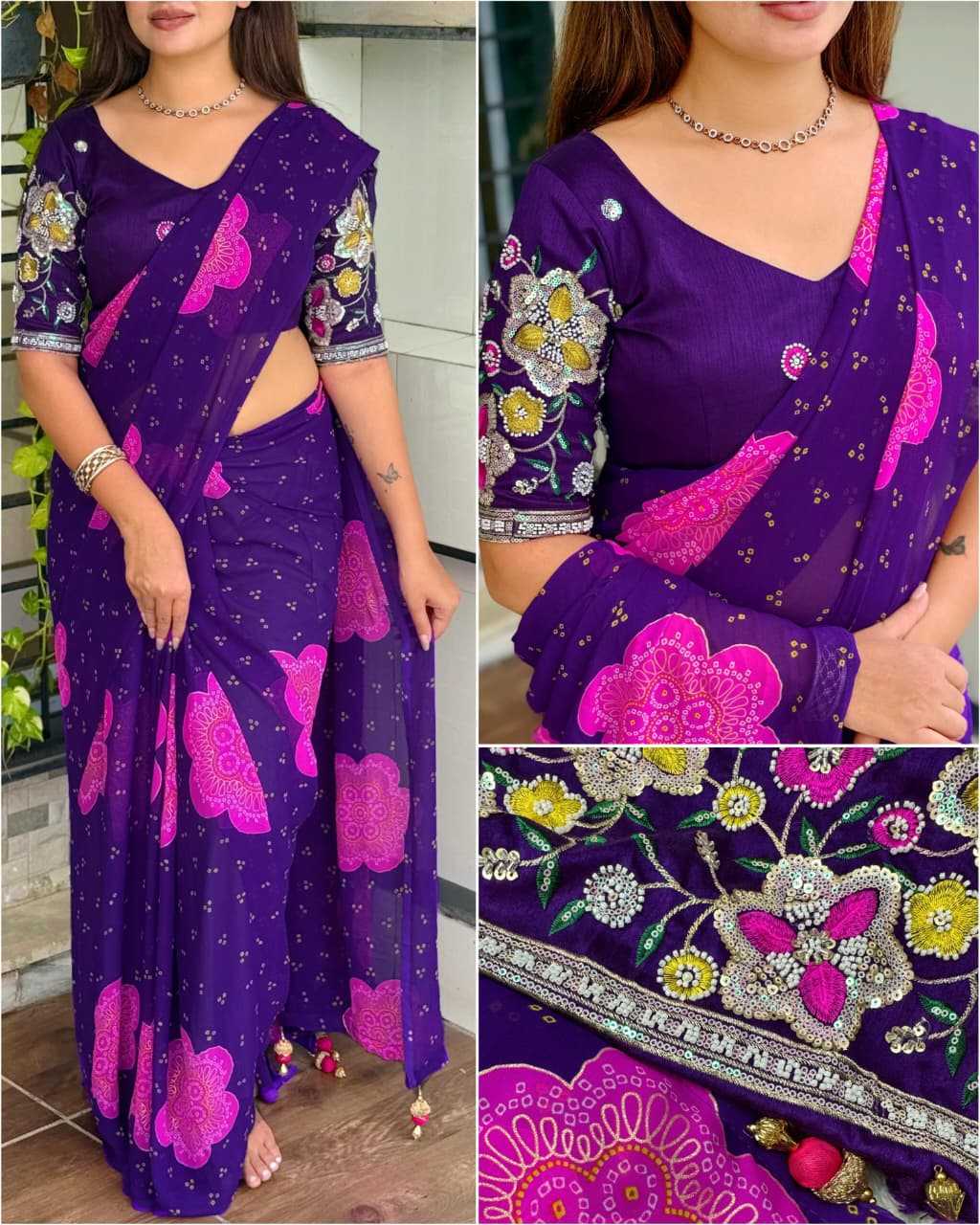 Printed Saree