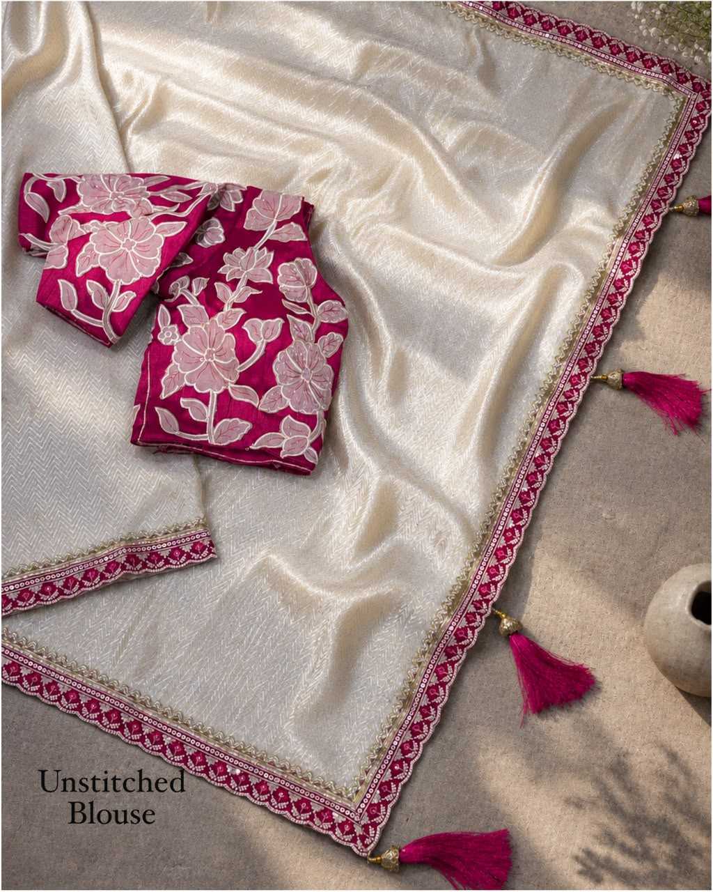Roop Laxmi Pure Viscos Embroidered Saree