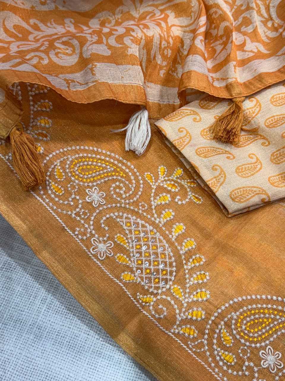 Sajawat Cotton Embroidered Saree