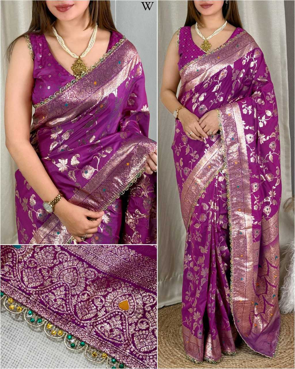 Banarasi Soft Silk Designer Saree