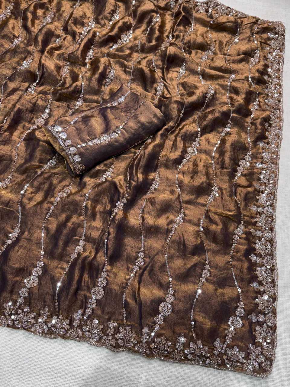 Silk Cotton Printed Saree