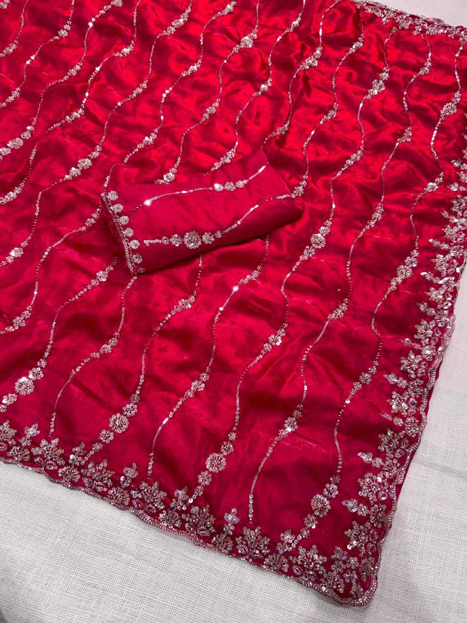 Silk Cotton Printed Saree