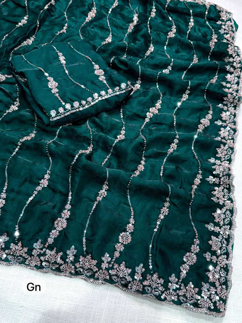 Silk Cotton Printed Saree