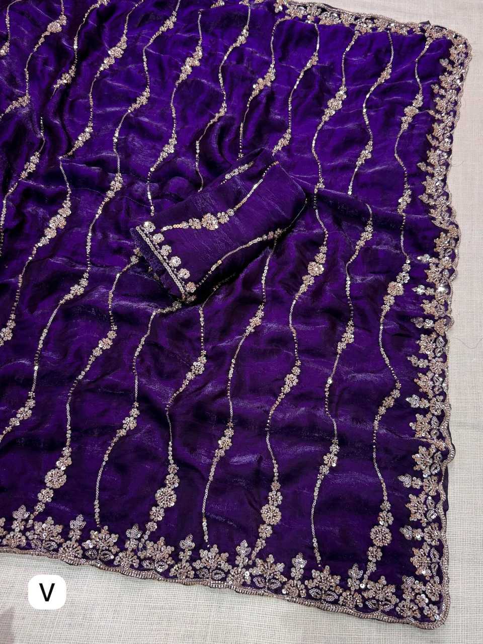 Silk Cotton Printed Saree