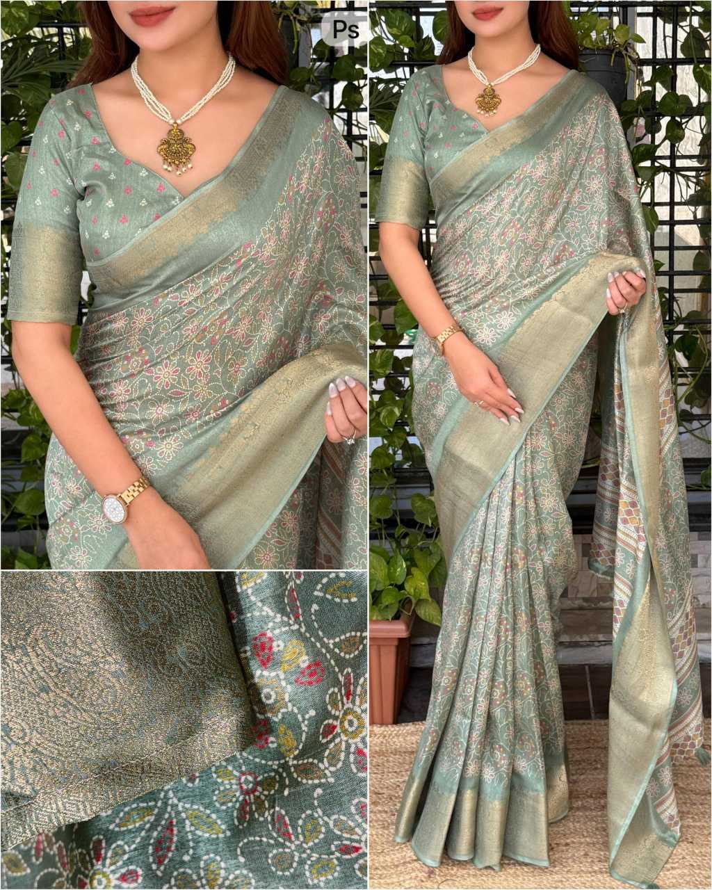 Cotton Printed Saree