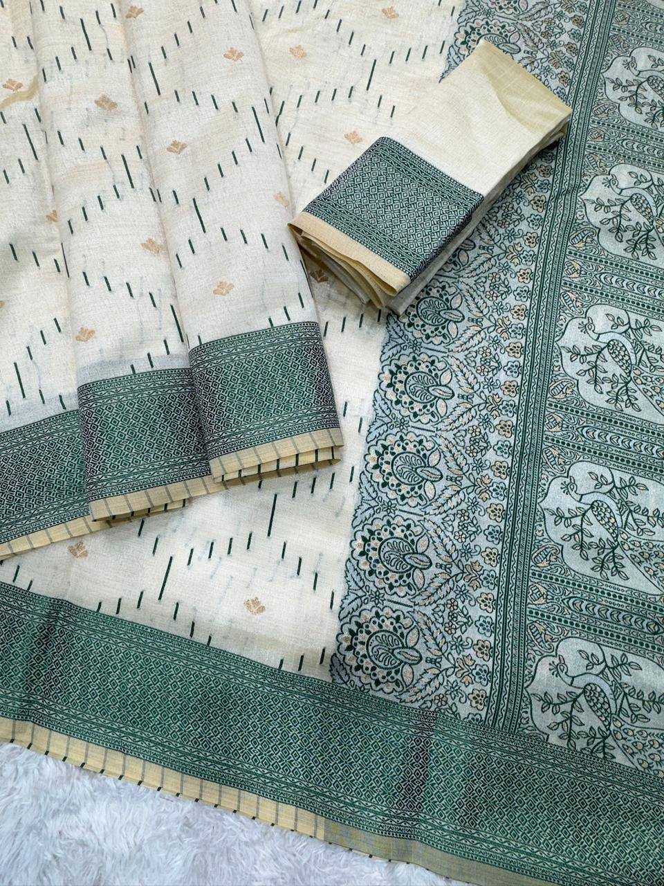 Khadi Cotton Designer Saree