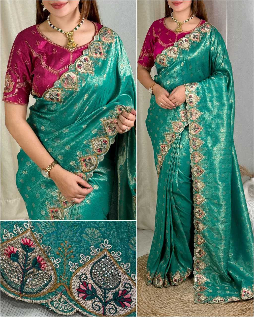 Zari Border Silk Saree
