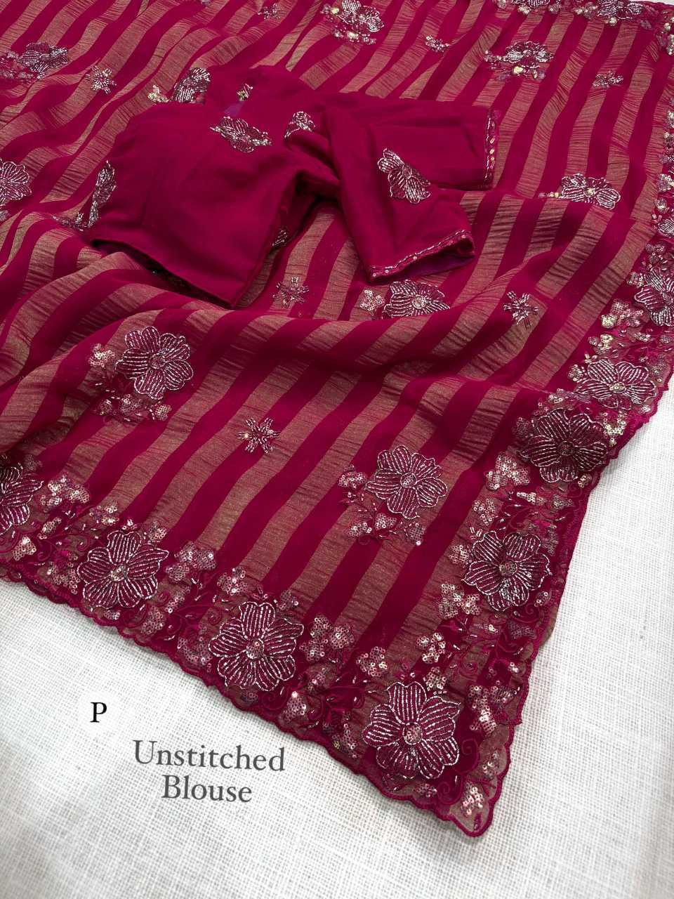 Chiffon Party Wear Saree