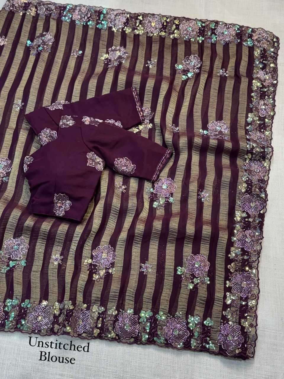 Chiffon Party Wear Saree
