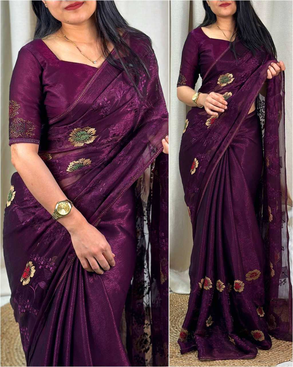Chiffon Designer Saree