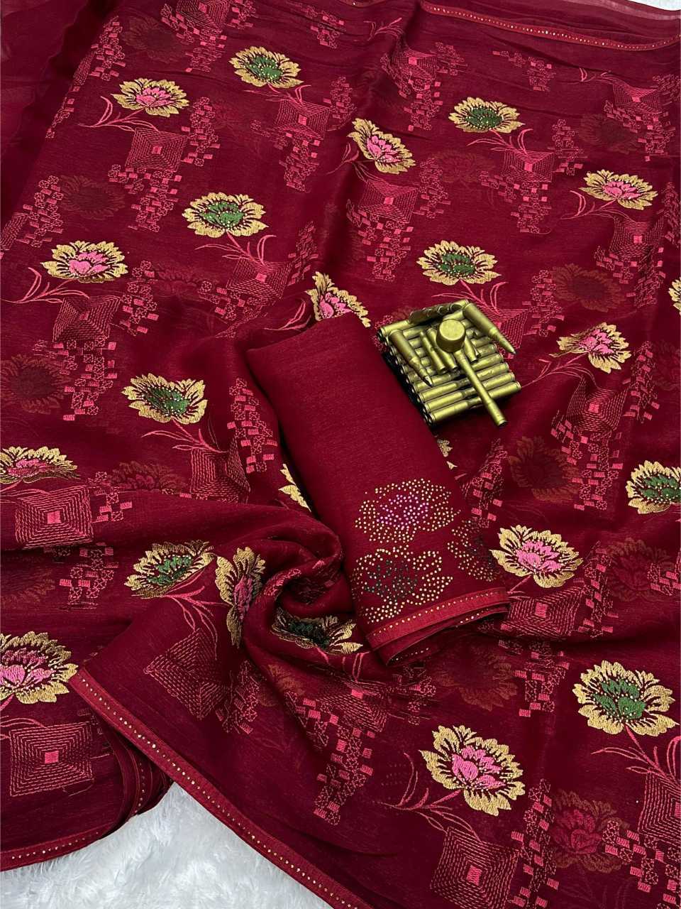 Chiffon Designer Saree