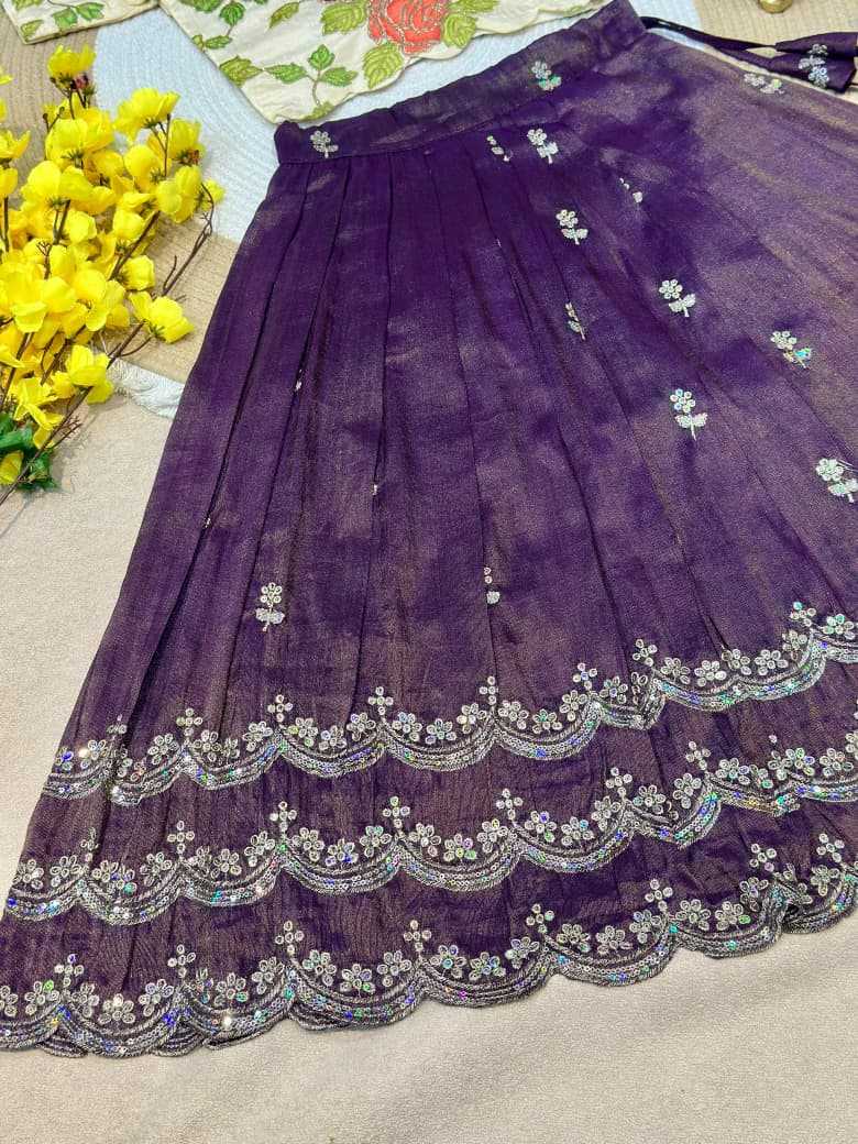 Aaradhya Cotton Kids Lehenga