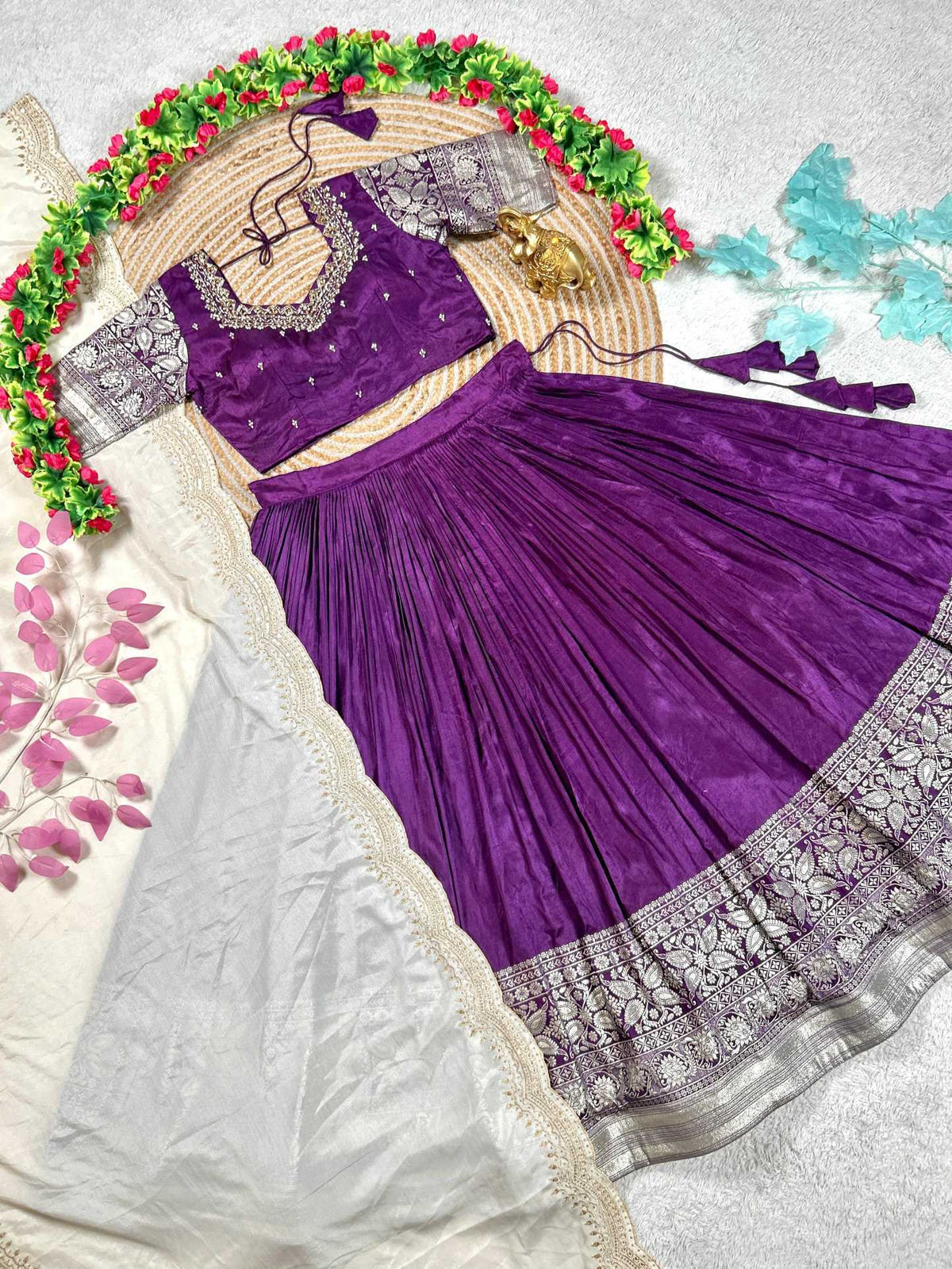 Aishi Soft Silk Designer Lehenga