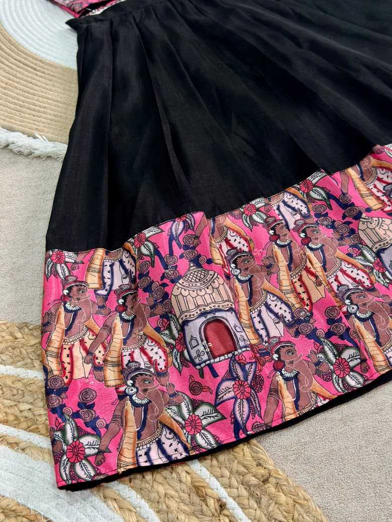 Bhavya Premium Silk Kids Lehenga